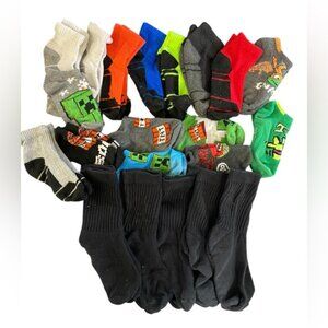 Boys Socks Size Small 21 pairs